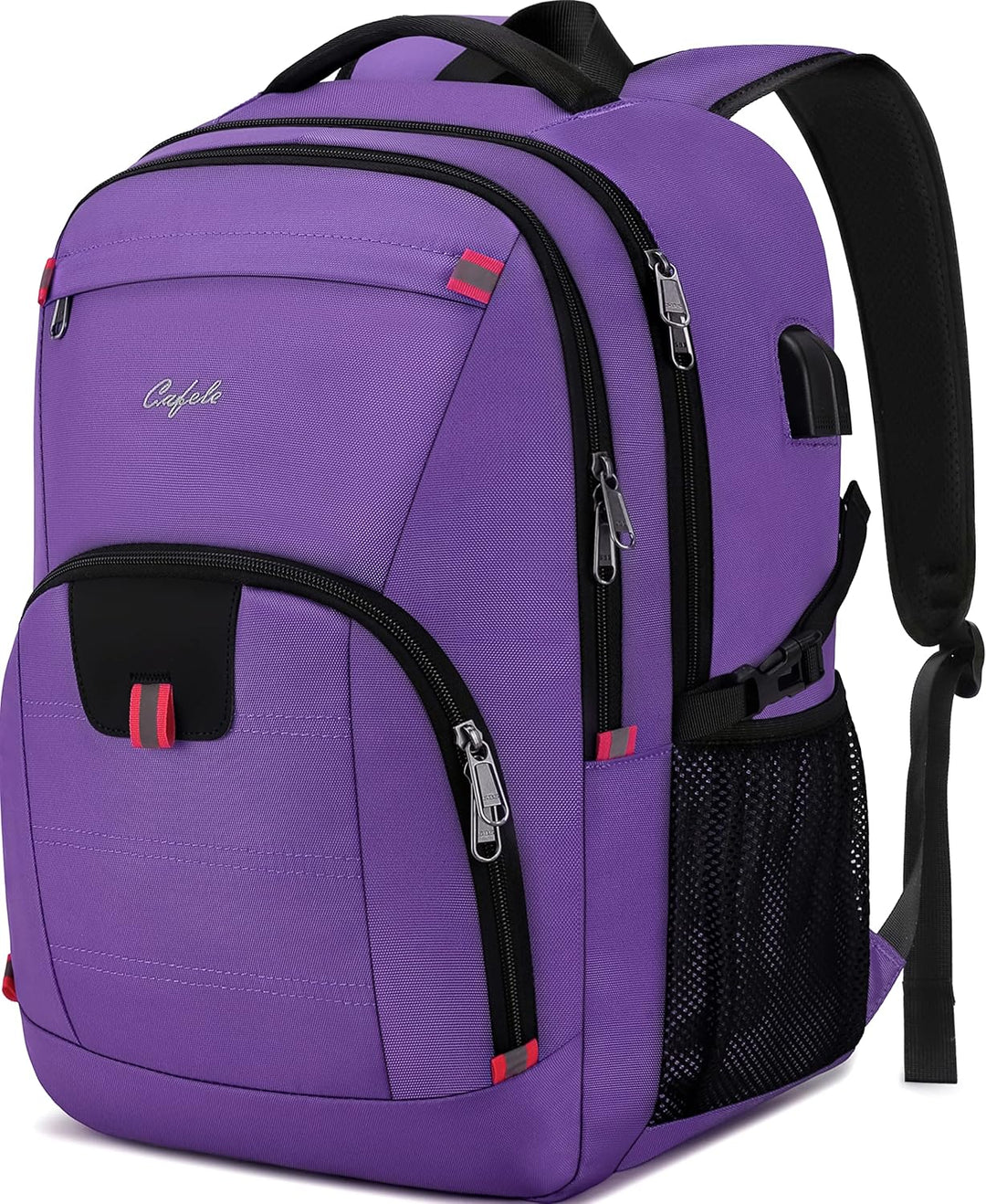 Sleek anti-theft laptop backpack, water-resistant & USB port, perfect for work or school.