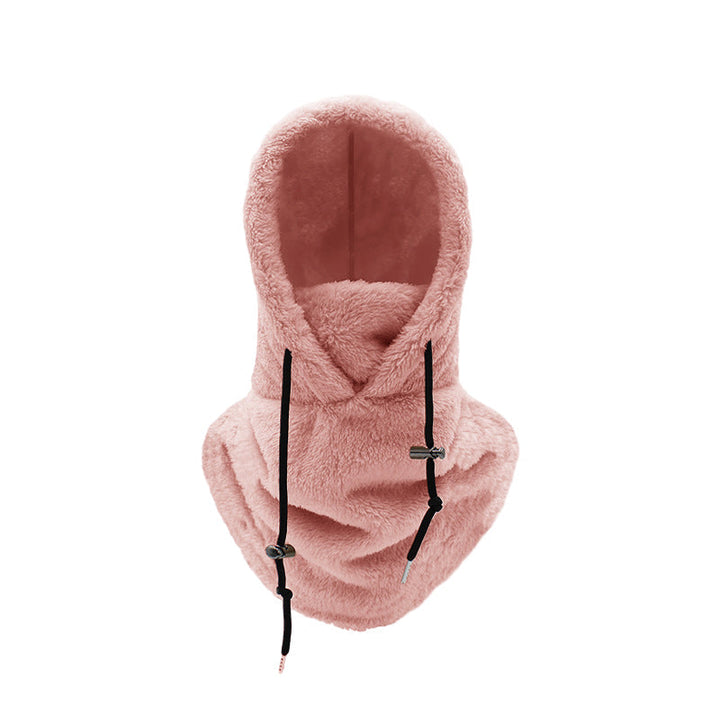 Wear it as a balaclava, ski mask, or neck warmer. This versatile fleece winter hat keeps you warm. Unisex.
