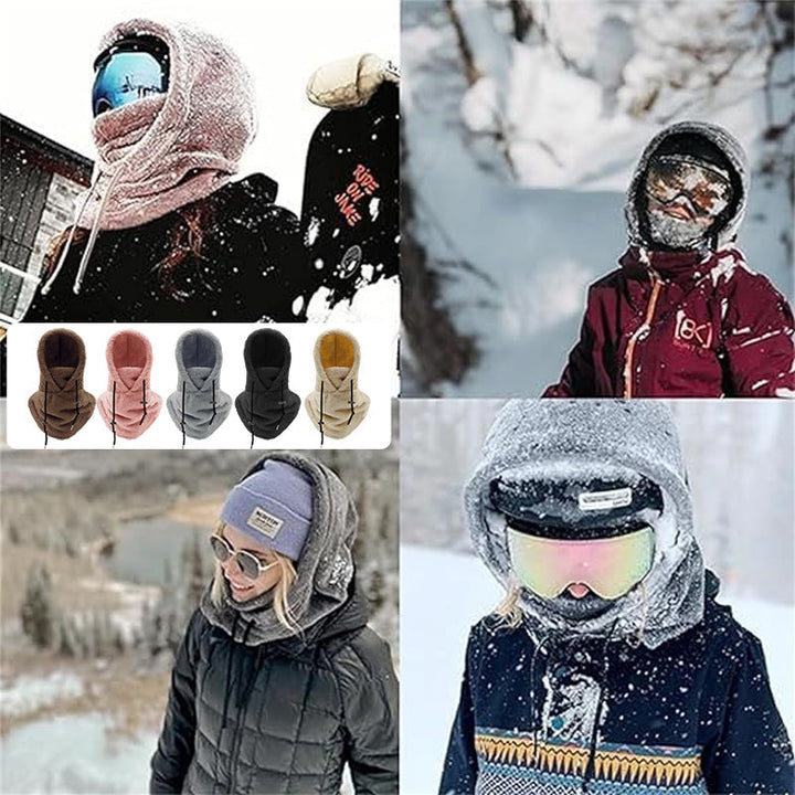 Cozy unisex winter hat with windproof fleece, ideal for extreme cold & outdoor activities. ArcticShield.