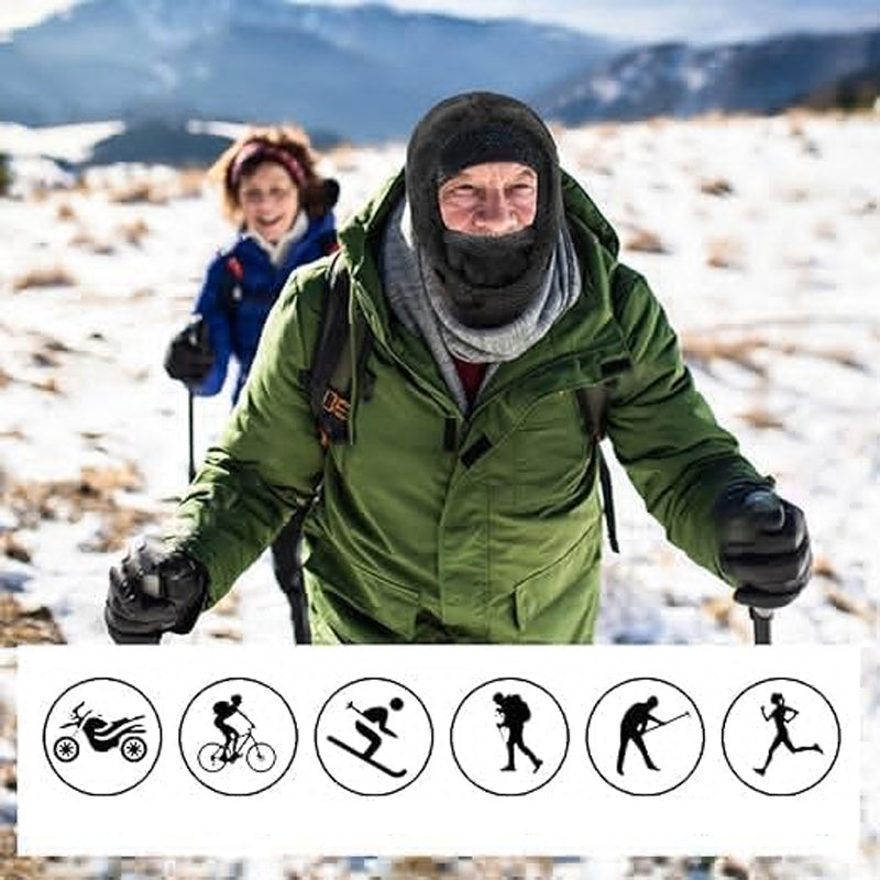ArcticShield 3-in-1 winter hat in beanie mode, warm fleece for casual cold weather wear. Unisex.