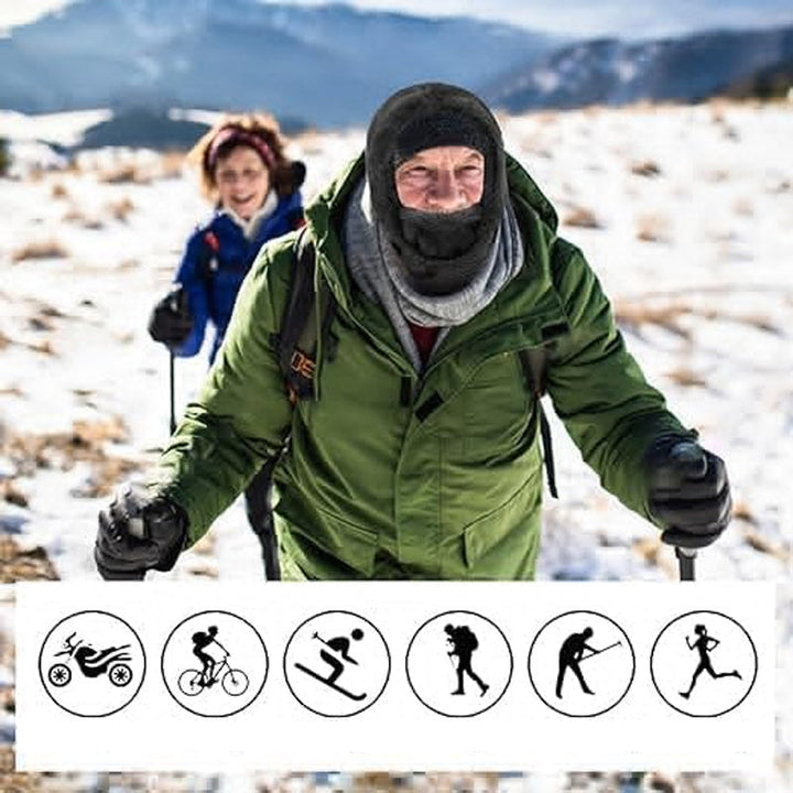 ArcticShield 3-in-1 winter hat in beanie mode, warm fleece for casual cold weather wear. Unisex.