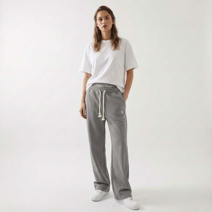Unisex baggy joggers with functional pockets, perfect for casual comfort or lounge wear.