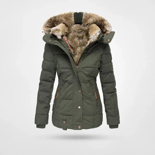 New unisex durable polyester insulated winter jacket, windproof and water-resistant.