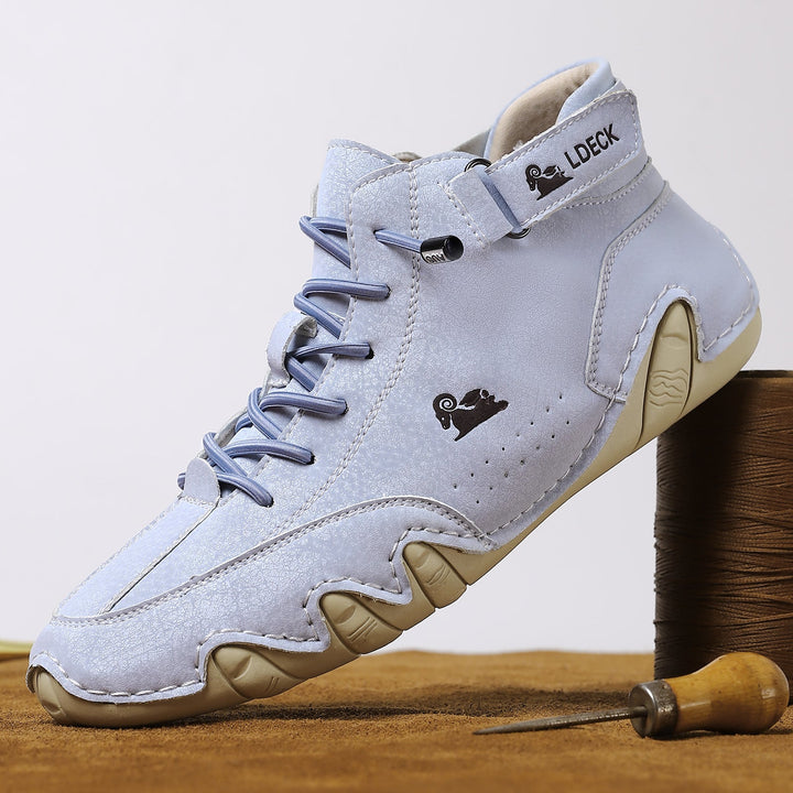 New unisex barefoot shoes, made from quality leather, promoting natural walking posture.