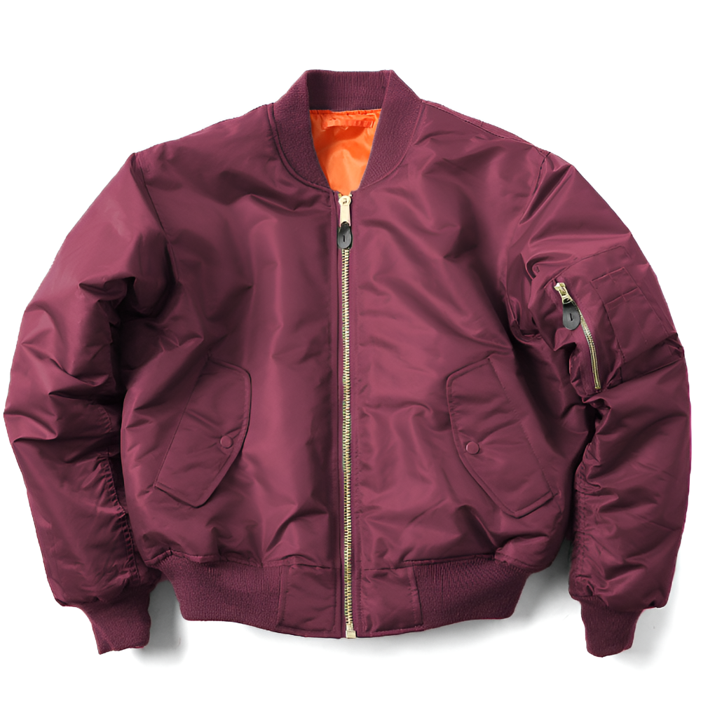 New lightweight polyester bomber jacket for unisex wear, a timeless piece for spring & fall fashion.