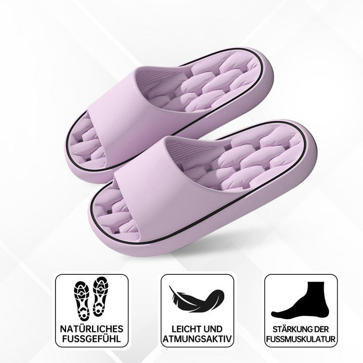 Ergonomic comfort slides: Cloud-Soft & Quick-Dry. Unisex slippers with arch support for ultimate relaxation.