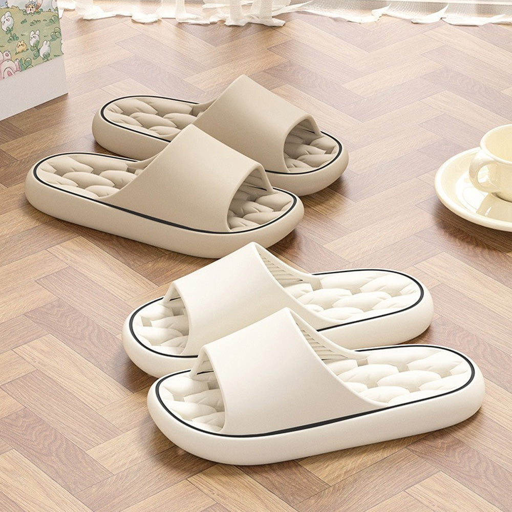 Premium Cloud-Soft Quick-Dry Slippers, unisex design. Anti-slip comfort slides with ergonomic arch support.