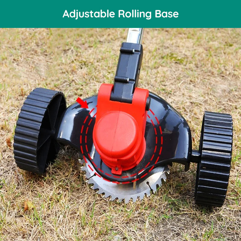 Eco-friendly cordless electric grass trimmer, a quiet solution for garden care.
