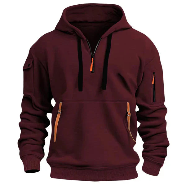 Unisex comfortable hoodie in a vibrant yellow, perfect as a warm pullover for casual fashion.