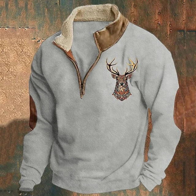 Soft fleece full-zip hoodie, an essential warm clothing pullover for both men and women.