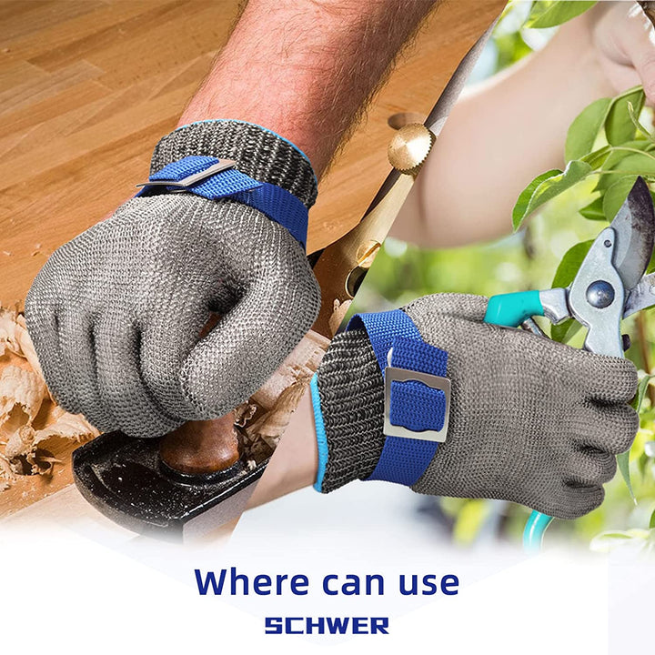 Ensure kitchen safety with a durable, cut-resistant stainless steel glove for food prep.