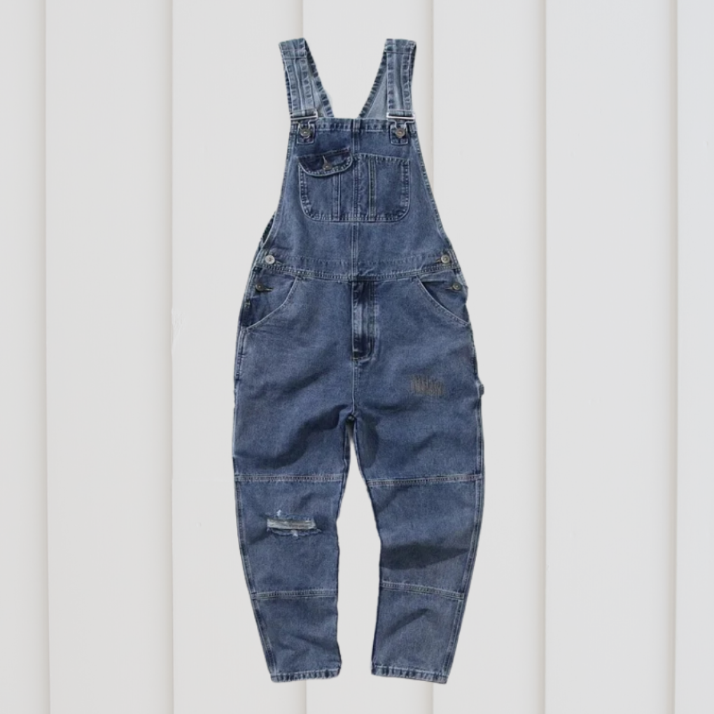 Comfortable unisex gardening overalls in a durable fabric, perfect workwear for outdoor tasks.