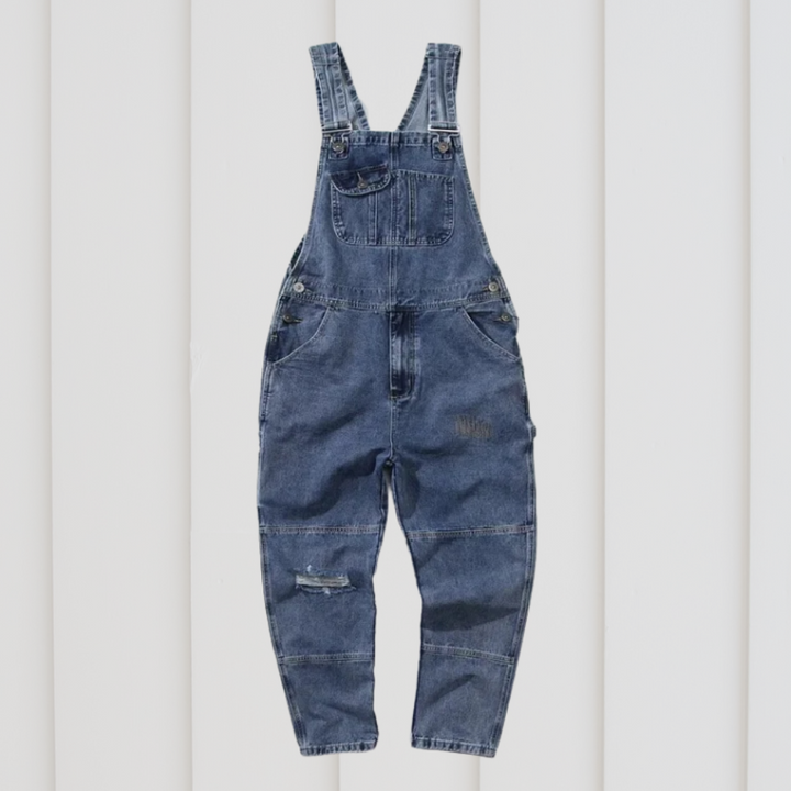 Comfortable unisex gardening overalls in a durable fabric, perfect workwear for outdoor tasks.