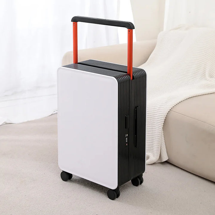 Durable Dublin PP hardshell travel suitcase with spinner wheels, secure for organized carry-on or checked luggage.