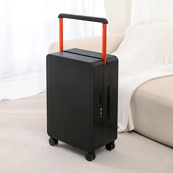 Dublin hardshell luggage: smooth spinner wheels for easy travel. Secure & durable for vacation or business.