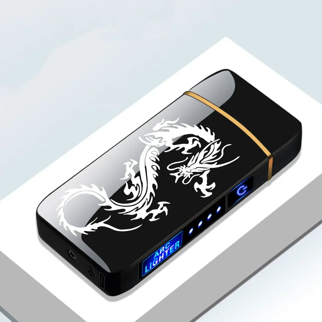 Convenient USB rechargeable plasma lighter, windproof electric for hassle-free lighting.