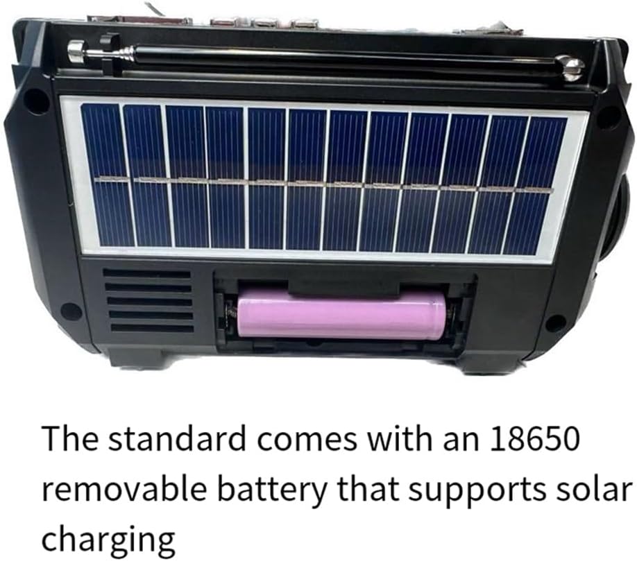 Reliable emergency radio, a must-have for disaster preparedness kits, featuring solar, dynamo & AM/FM functions.
