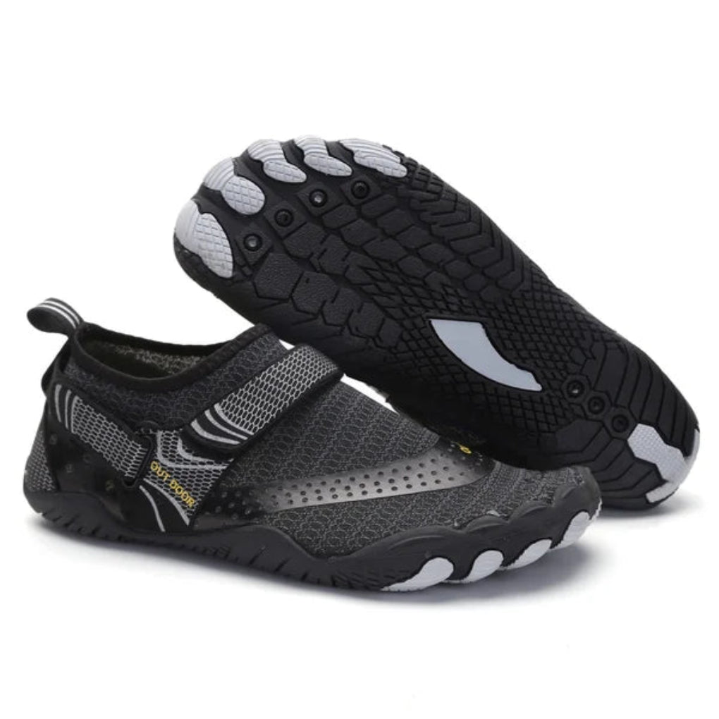 Unisex ergonomic barefoot water shoes, quick-dry, flexible for beach and aquatic sports