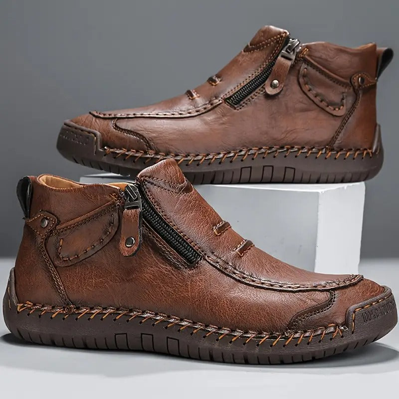 Casual unisex comfort shoes, blue, with orthopedic design for shock absorbing foot support