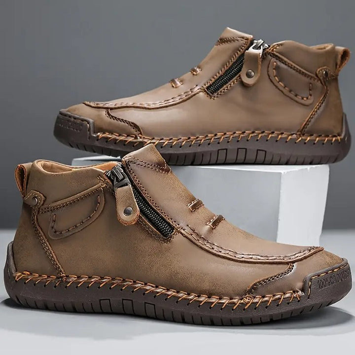 Pair of unisex ergonomic comfort shoes, white, ideal for walking & all-day orthopedic foot support