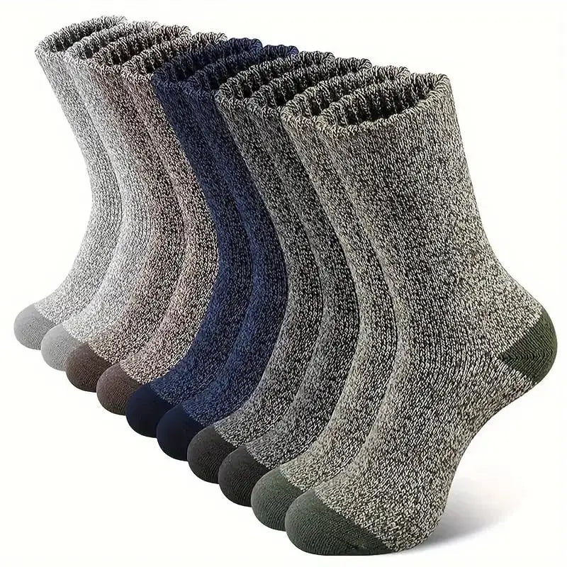 Unisex extra thick merino wool socks for ultimate warmth in cold weather.
