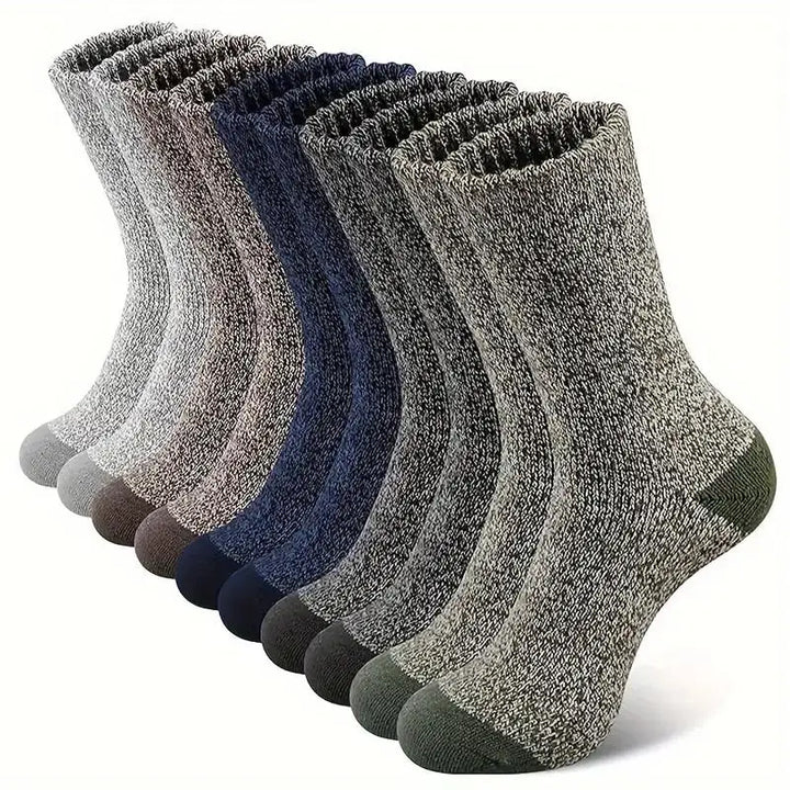 Unisex extra thick merino wool socks for ultimate warmth in cold weather.