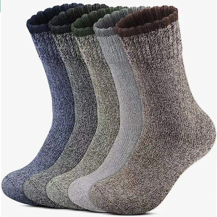 Unisex extra thick warm insulating breathable merino wool socks for ultimate cold weather protection.