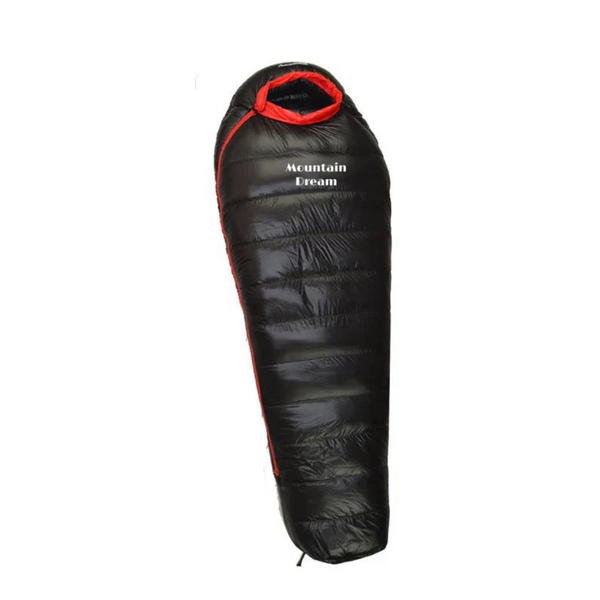 Mountaineering sleeping bag for -20°C extreme cold. Unisex, down fill, ripstop, durable outdoor gear for expeditions.