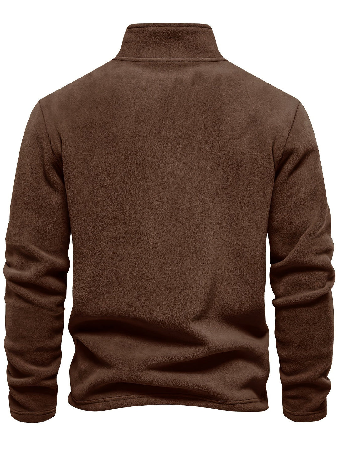 Essential unisex warm pullover with half-zip, offering cozy comfort and easy layering for cold weather.