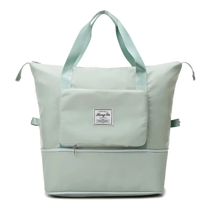 Compact carry-on duffle bag, lightweight and airline-friendly, ideal for short trips or personal item.