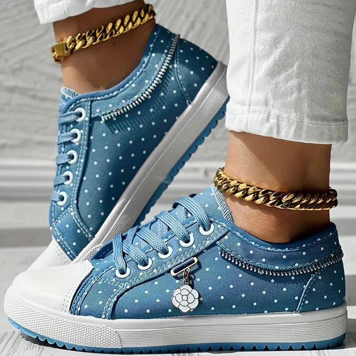 Lightweight unisex comfort sneakers with flexible sole and orthopedic arch support