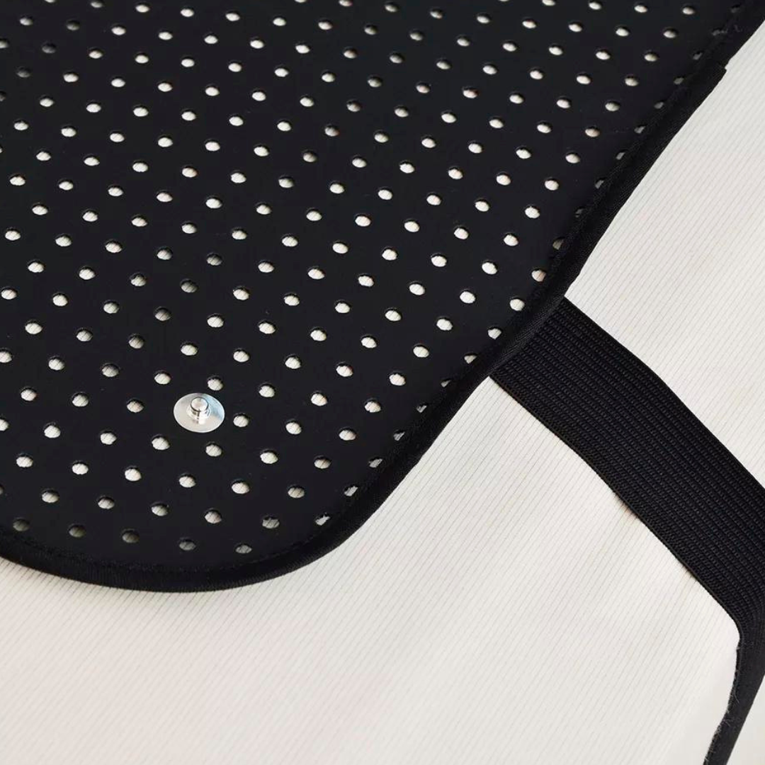Person sleeping soundly on a grounding mat, enhancing natural energy & deep rest for health.