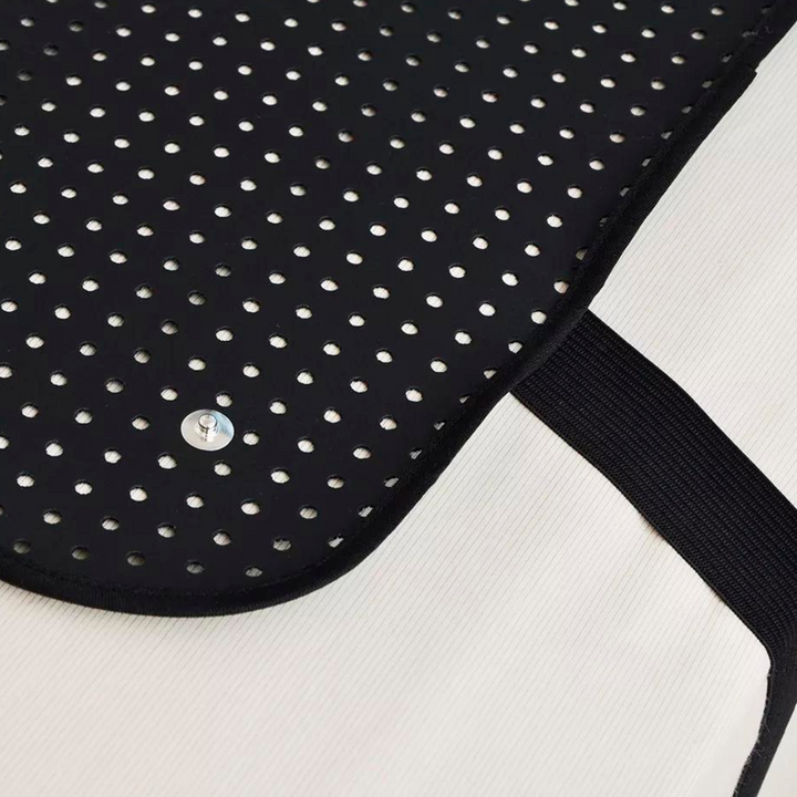 Person sleeping soundly on a grounding mat, enhancing natural energy & deep rest for health.