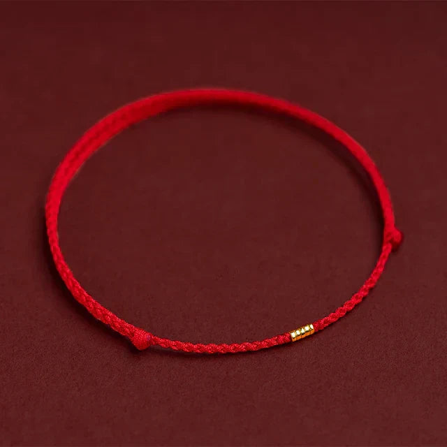 Handcrafted Tibetan blessing cord bracelet, unisex & adjustable. Spiritual jewelry for harmony, energy, and fortune.