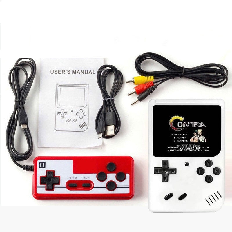 High-quality handheld retro gaming console with 400 classic games. Experience vintage video game fun anytime.