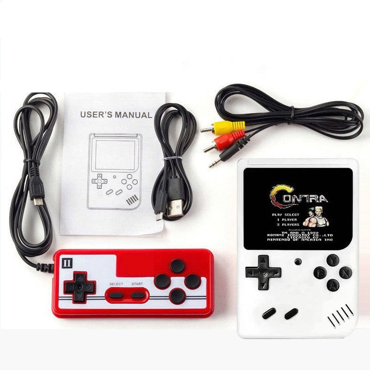 High-quality handheld retro gaming console with 400 classic games. Experience vintage video game fun anytime.