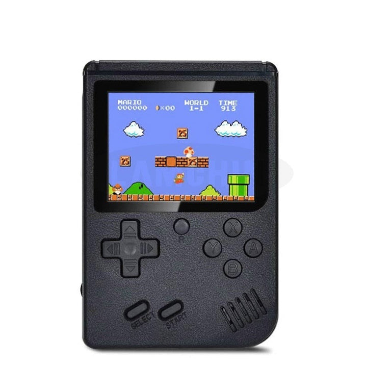 Portable retro gaming console featuring 400 classic video games for endless nostalgic fun. Great gift for gamers.
