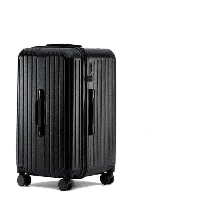 Unisex hard shell expandable suitcase with spinner wheels & TSA lock for seamless, secure travel.