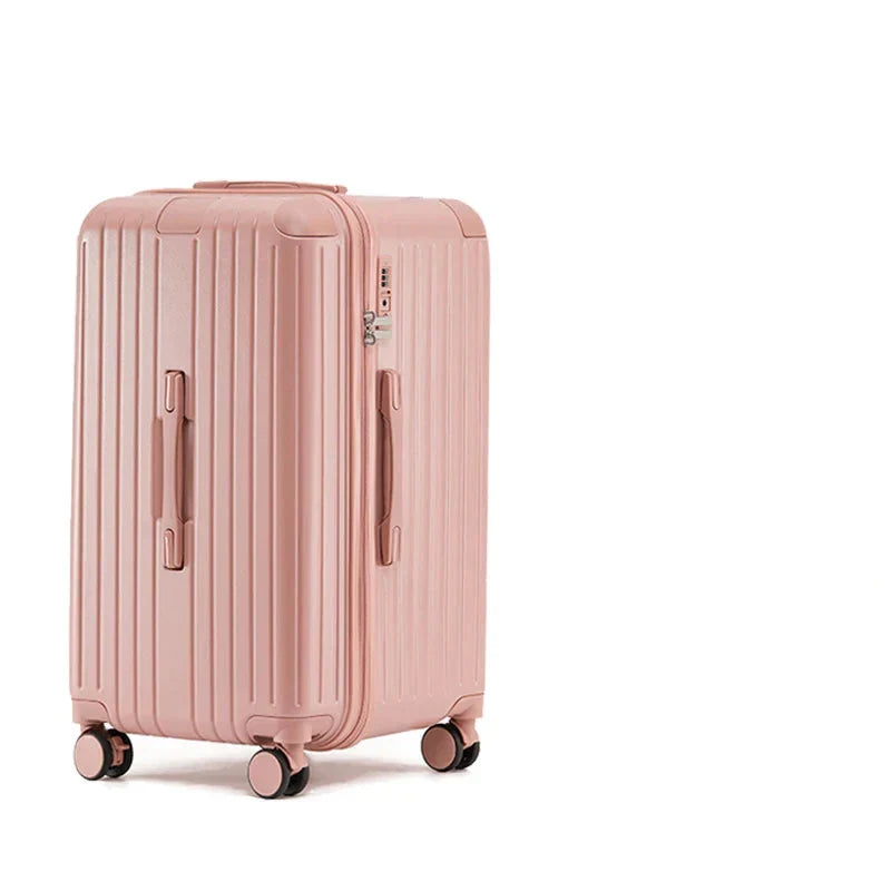 Sturdy hard shell travel luggage with 360° spinner wheels. Expandable design & TSA lock for smart, secure unisex packing.