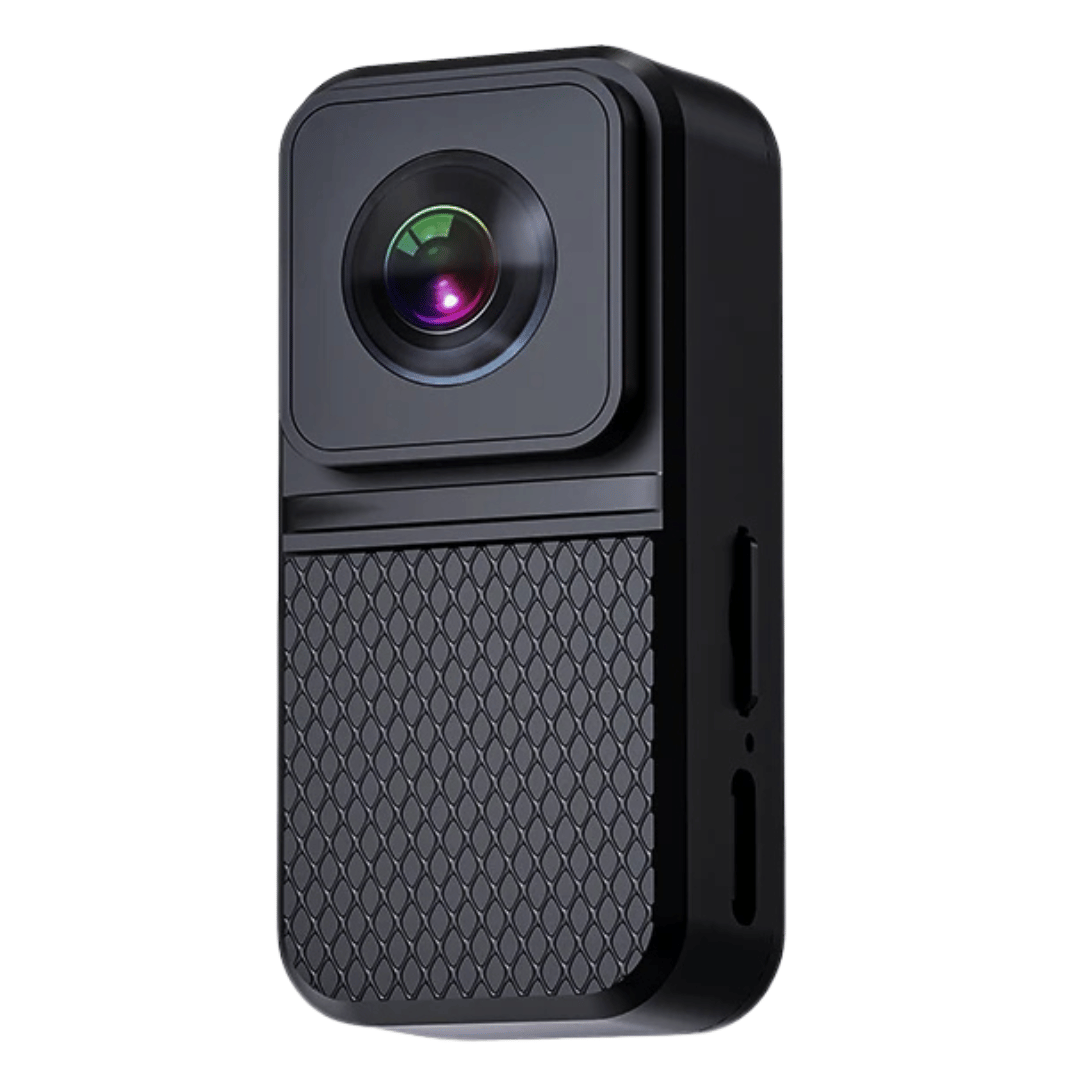 Compact HD cat collar camera, easily attaches to harness for feline POV videos of their explorations.
