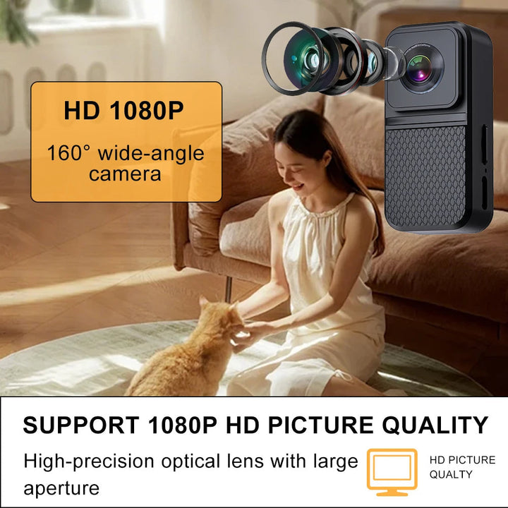 Pet tech HD collar camera for dogs & cats, a mini wearable recorder for their unique POV.