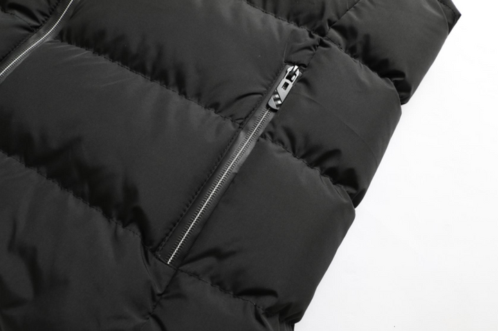 Unisex heated jacket offering superior personal comfort, adjustable warmth, water-repellent for ultimate cold.