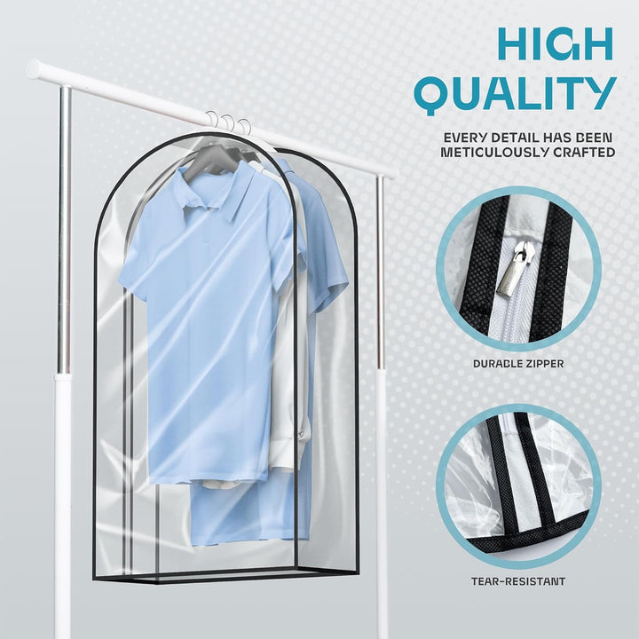 Heavy-duty travel garment bag for destination weddings. Keeps attire pristine & wrinkle-free.