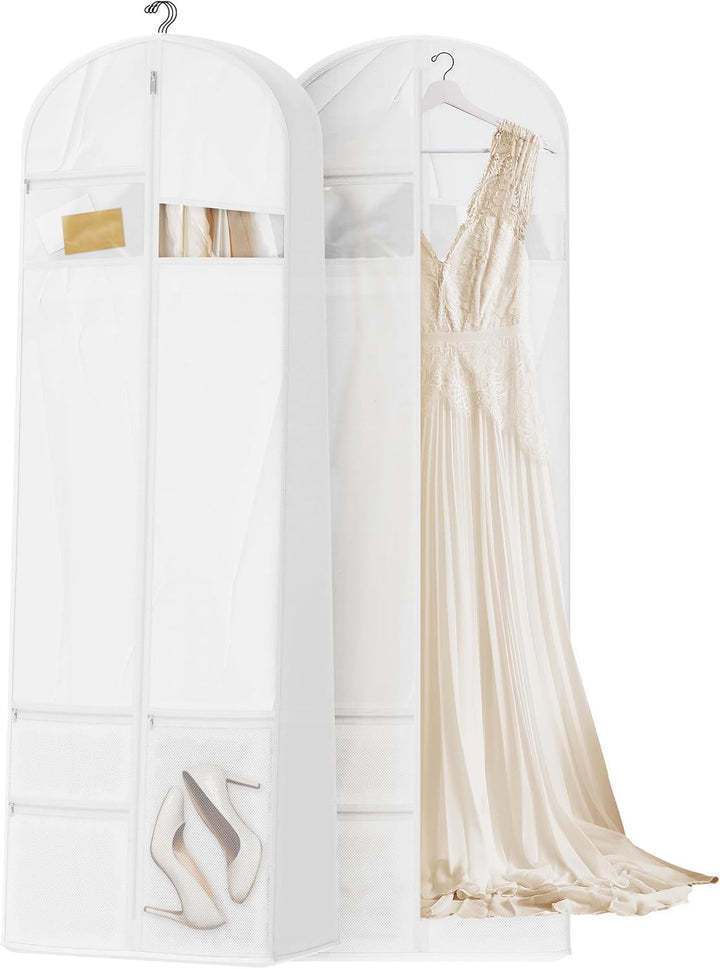 Ergonomic design: Heavy-duty garment bag with comfortable handles for easy, portable travel.