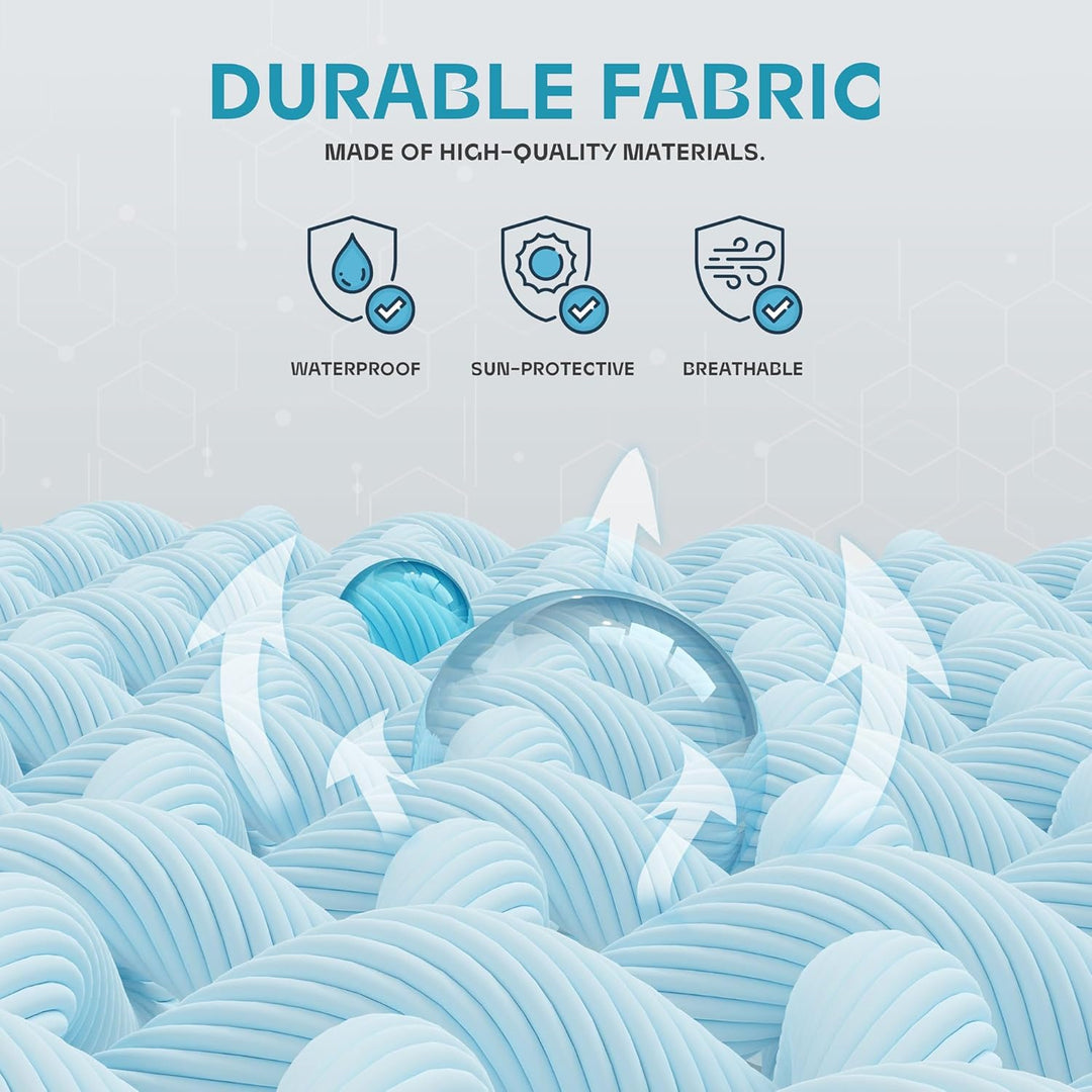 Dustproof wardrobe storage garment bag. Heavy-duty, portable, with clear window & accessory pockets.