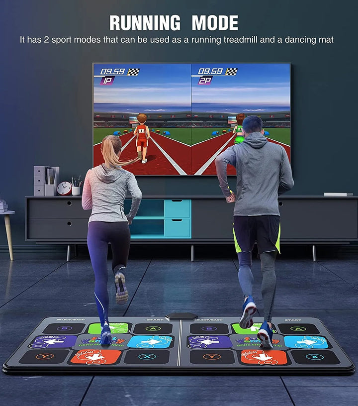 Durable interactive dance mat designed for kids' active play and adult fitness games.