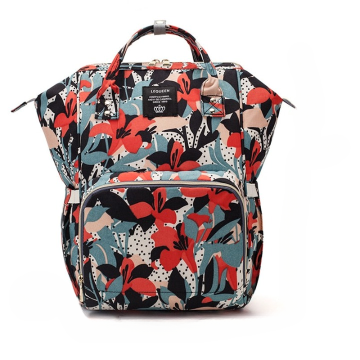 Versatile unisex waterproof baby nappy backpack, multi-pocket organizer for diapers, travel, & everyday use.