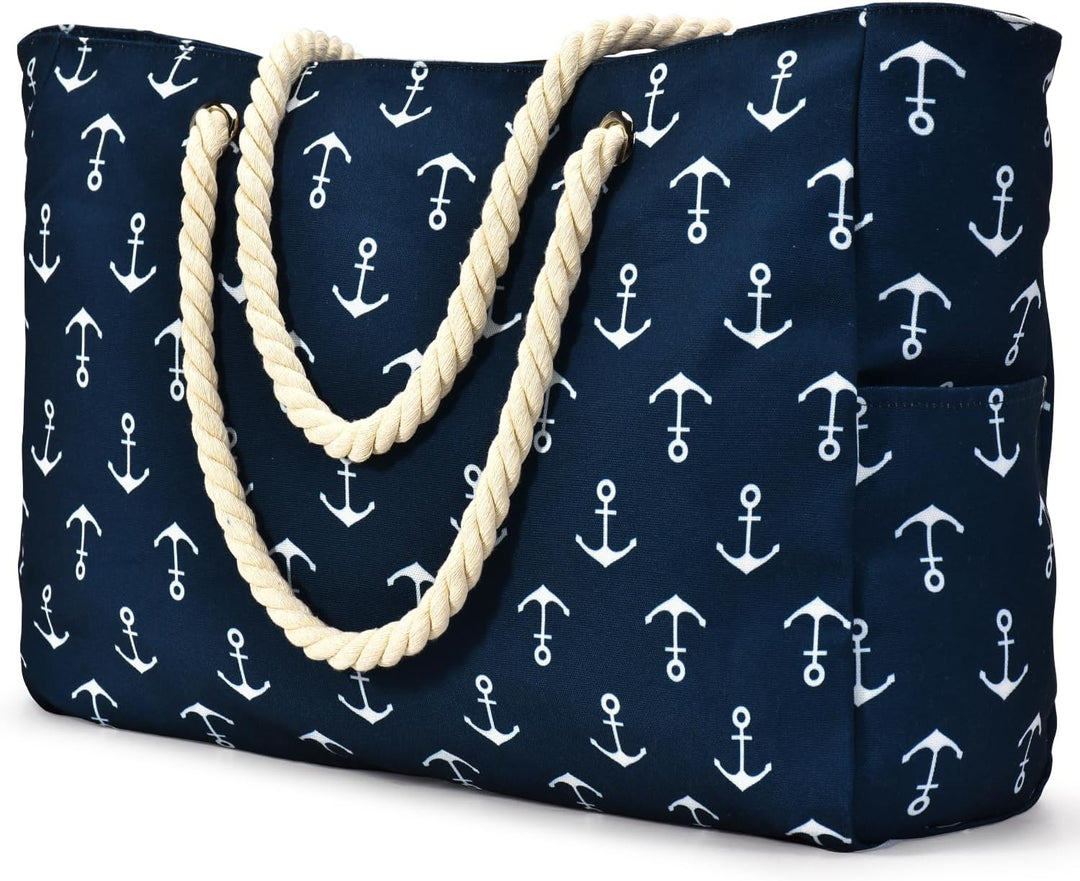 Unisex large waterproof tote bag for work & travel, durable shoulder carry.
