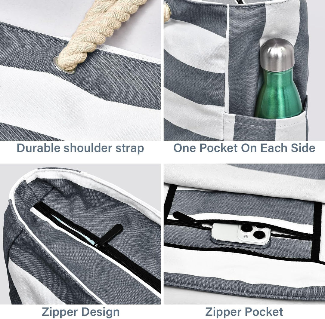 Comfortable large waterproof shoulder bag, unisex for daily work & travel.