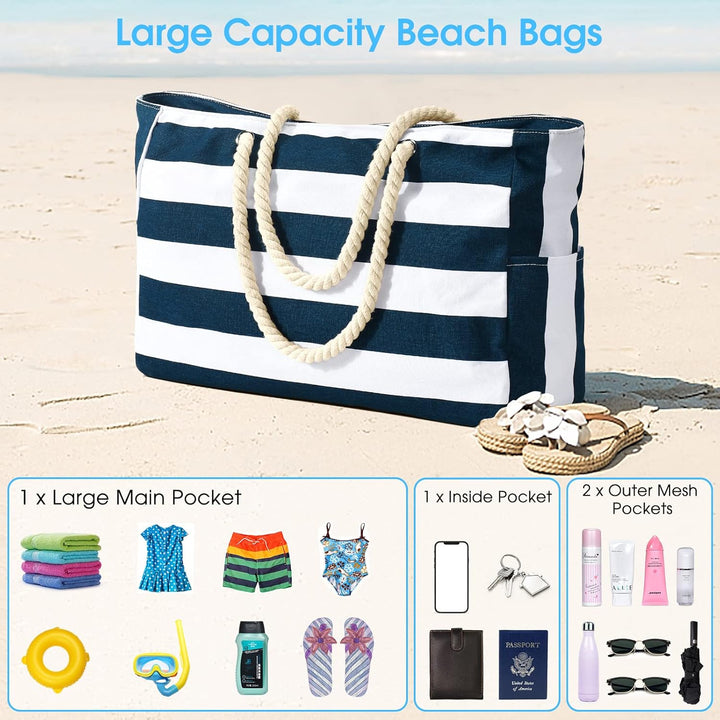 Flexible large waterproof tote bag, unisex, suitable for work, travel & gym.
